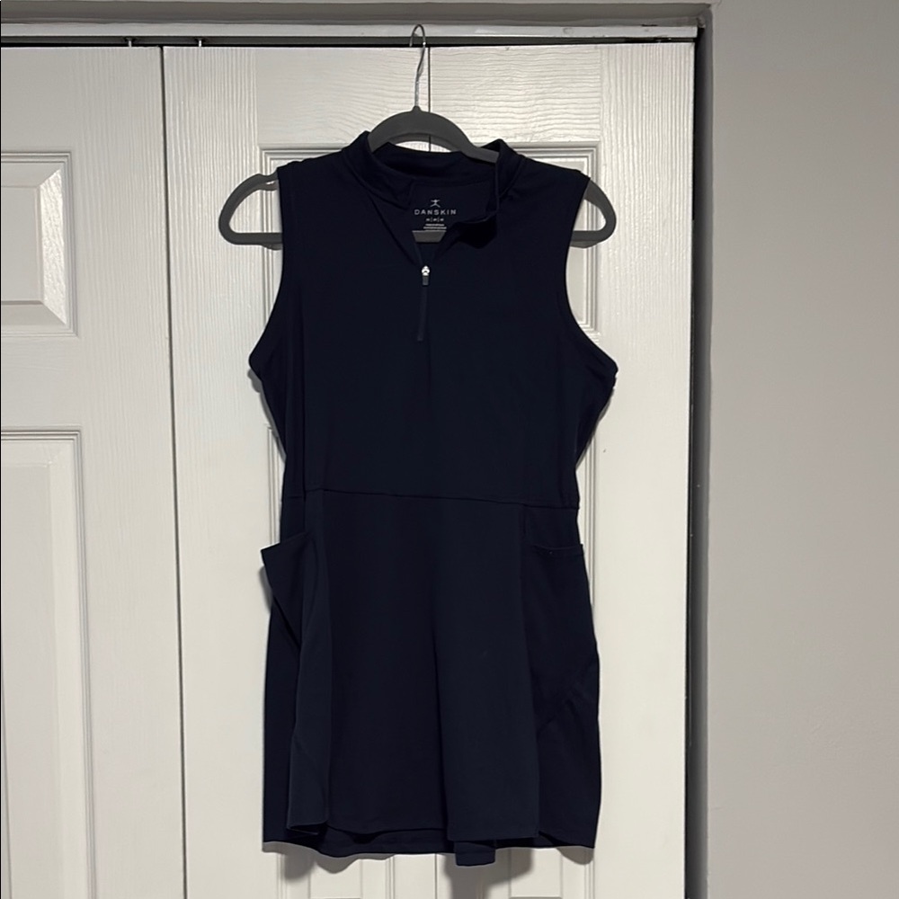 Danskin Navy Sleeveless Athletic Dress